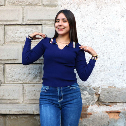 Blusa Dalina Azul Marino
