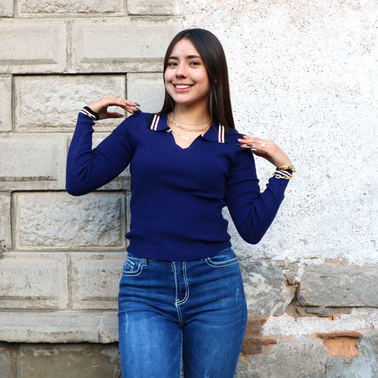 Blusa Dalina Azul Marino