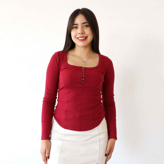 Blusa Linnea Vino