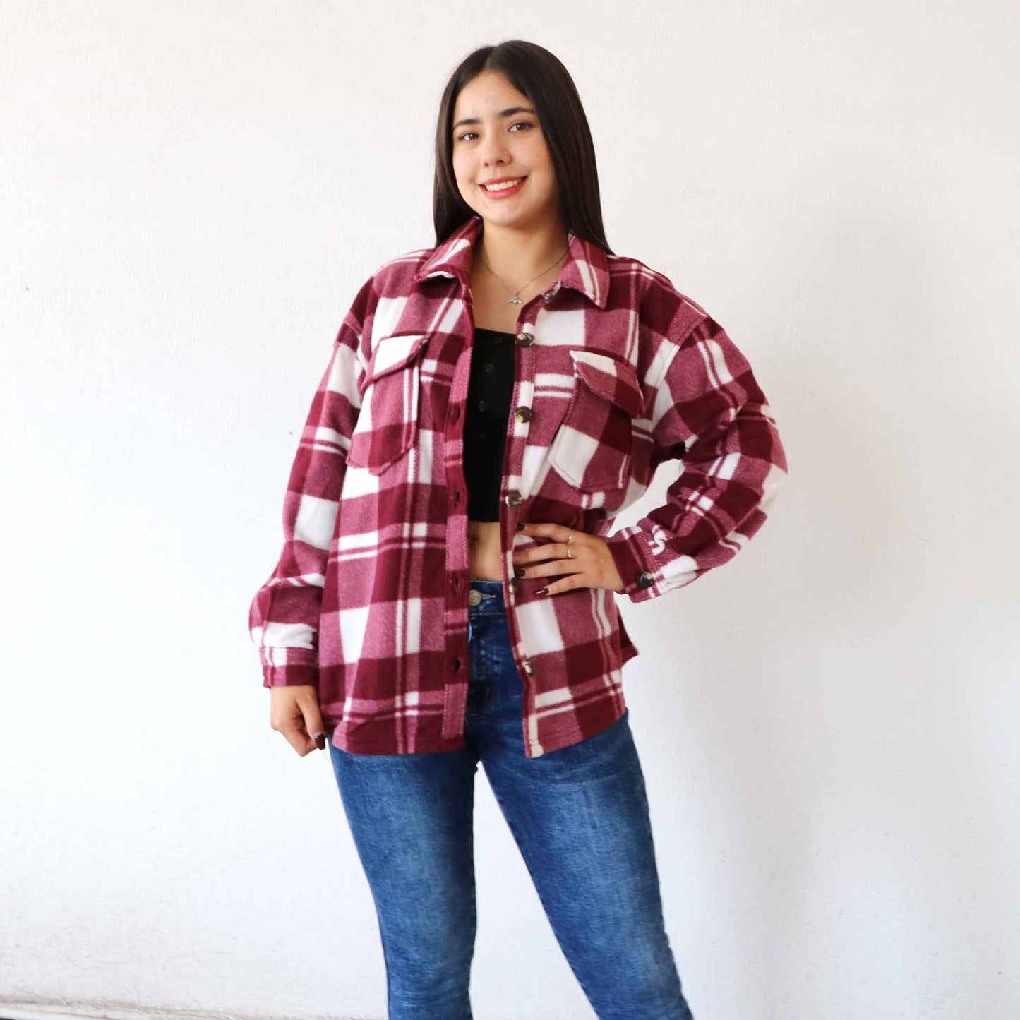 Chamarra Elisse Vino