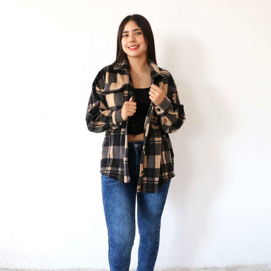 Chamarra Elisse Taupe