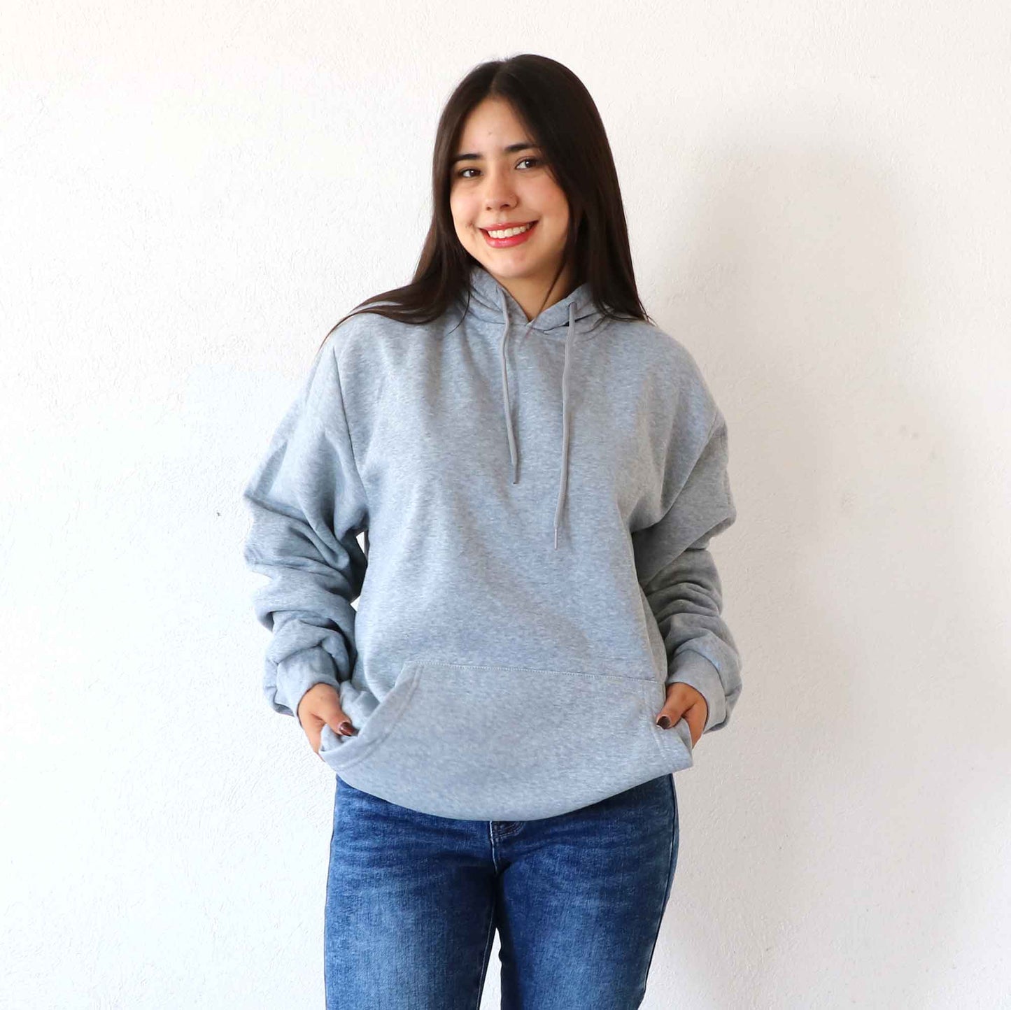 Sudadera Yuri Gris Claro