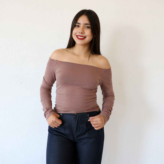 Blusa Ailen Café