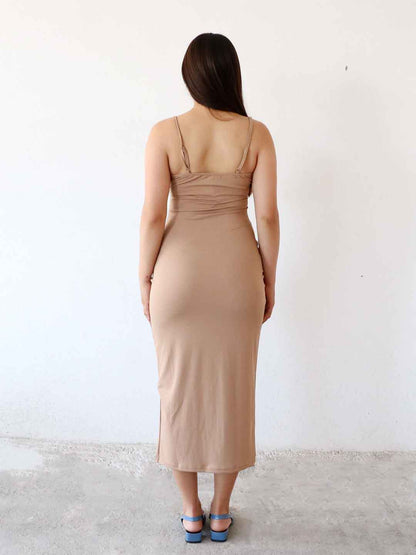 Vestido Elvion Camel