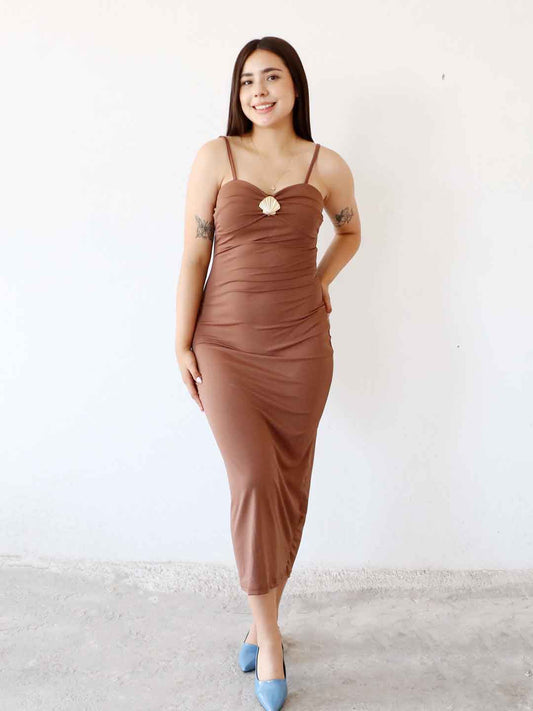 Vestido Elvion Café