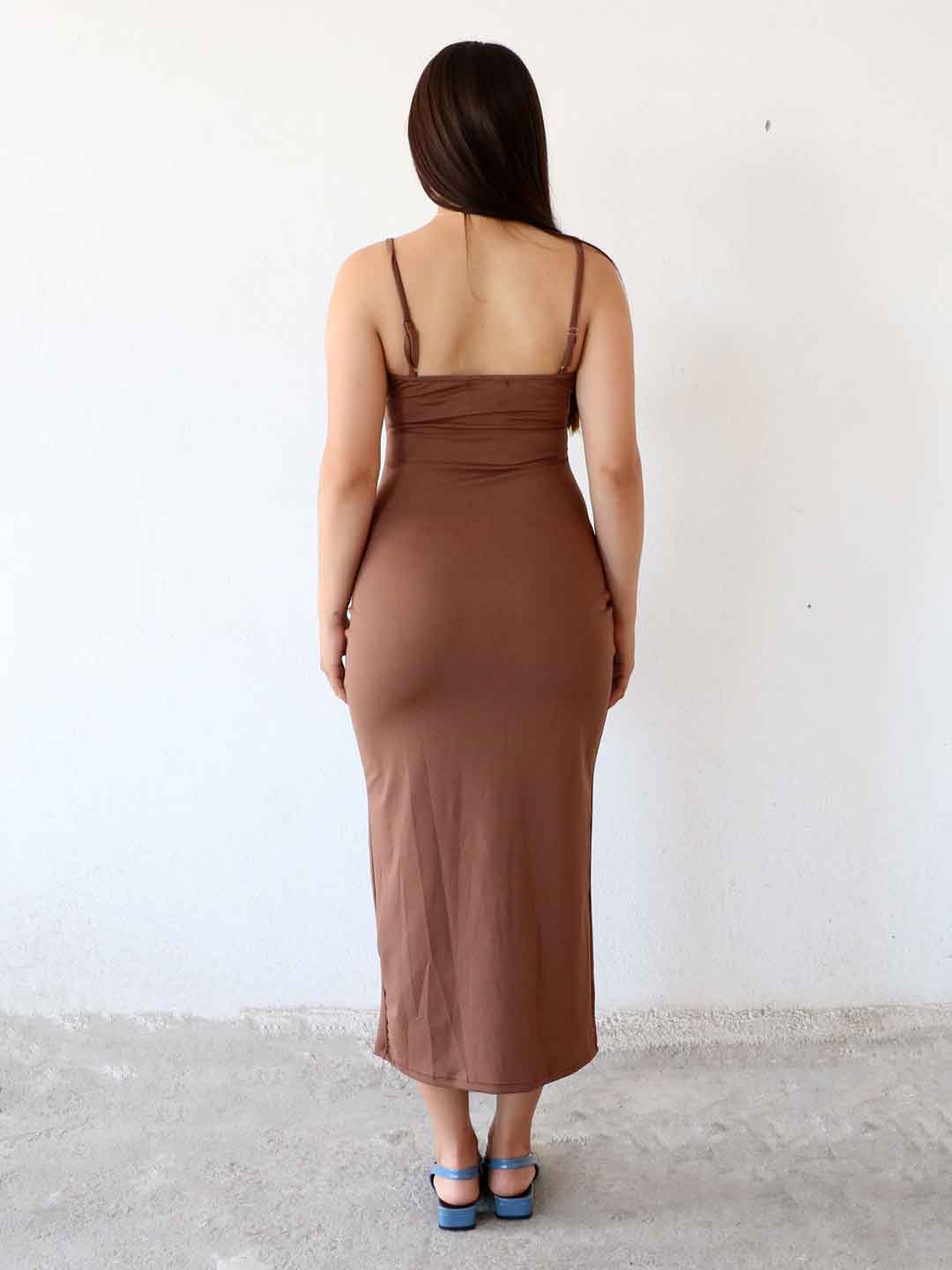 Vestido Elvion Café