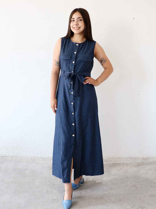 Vestido Brisa Azul