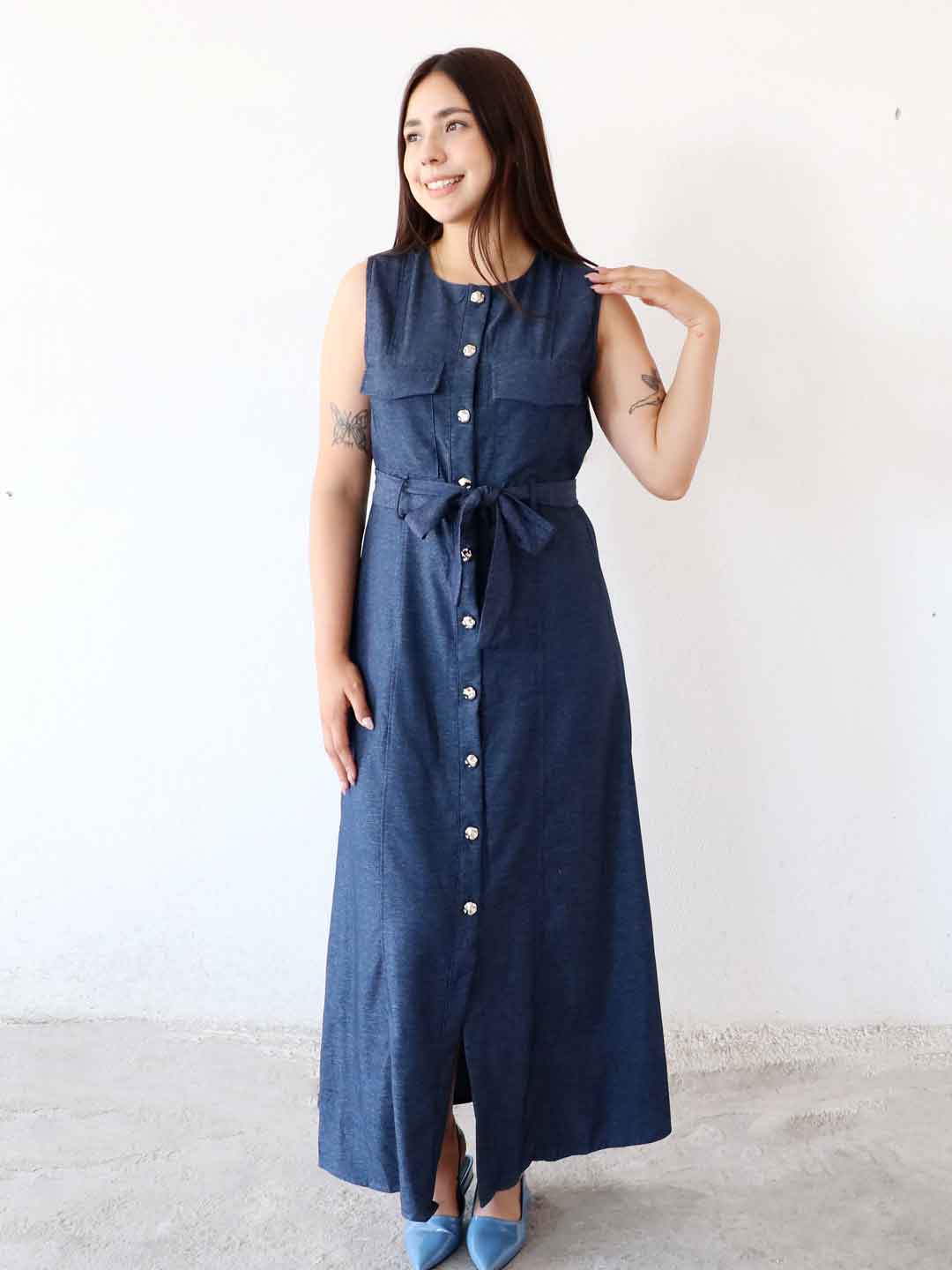 Vestido Brisa Azul