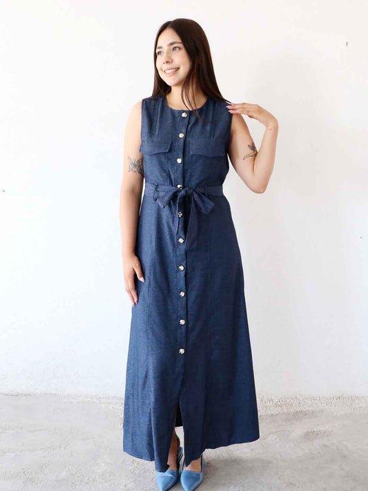 Vestido Brisa Azul