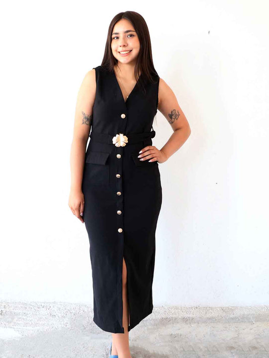 Vestido Zafrya Negro