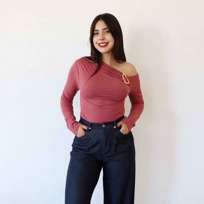 Pantiblusa Tatiana Rosa Mauve