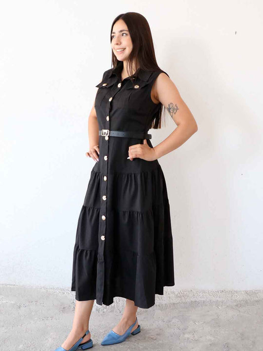 Vestido Nuvara Negro