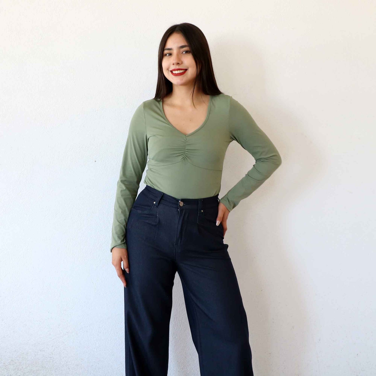Pantiblusa Sunniva Verde