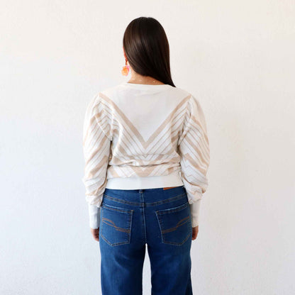 Sueter Maelis Beige-Dorado
