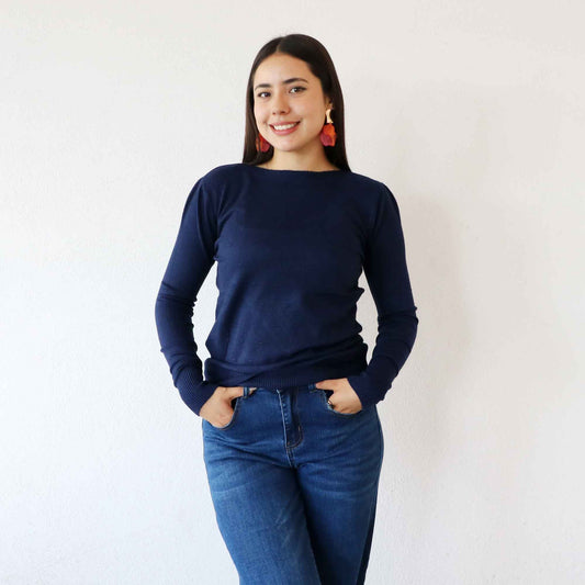 Suéter Amber Azul Marino