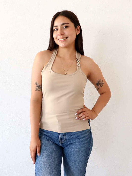 Blusa Soleil  Camel