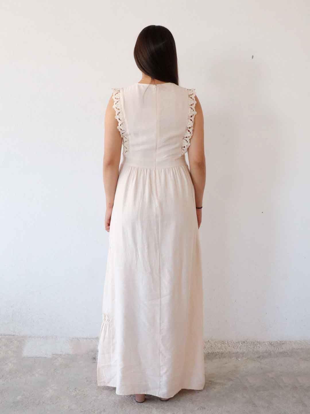 Vestido Romper Beige
