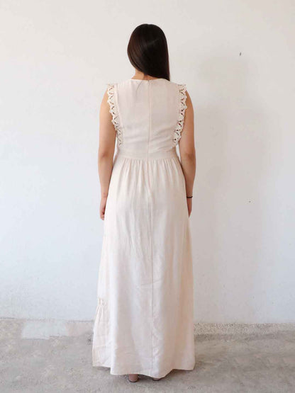 Vestido Romper Beige