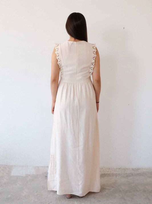 Vestido Romper Beige