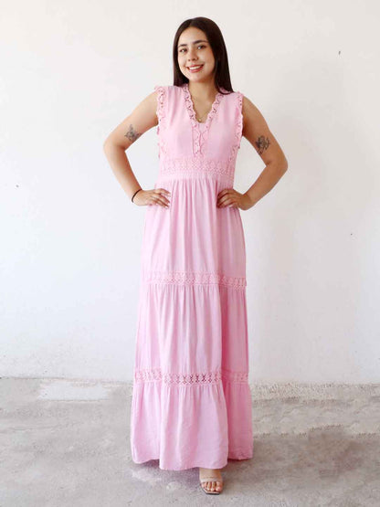 Vestido Romper Rosa