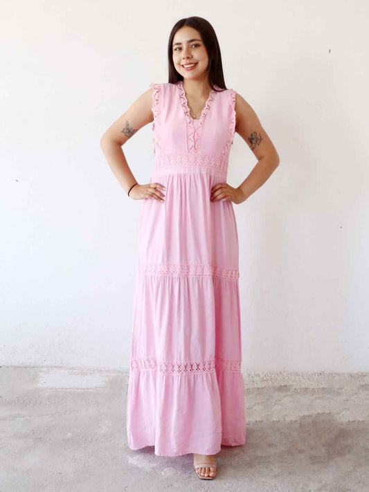 Vestido Romper Rosa