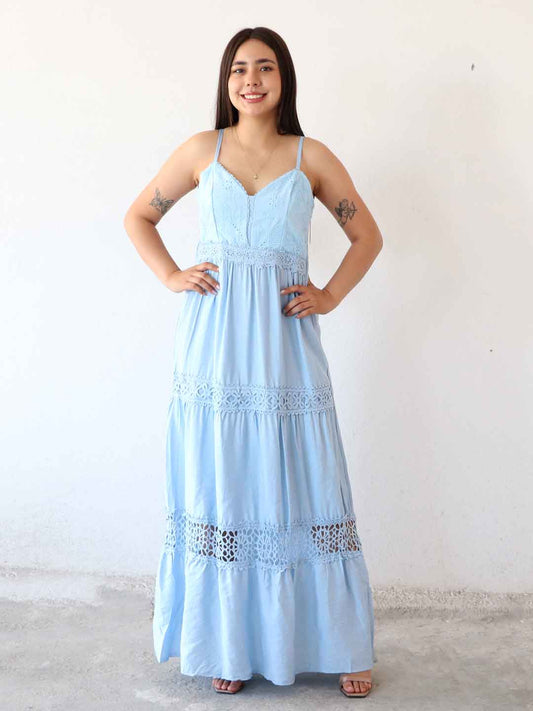 Vestido Lace Azul