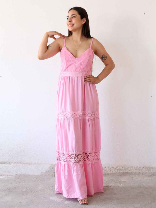Vestido Lace Rosa
