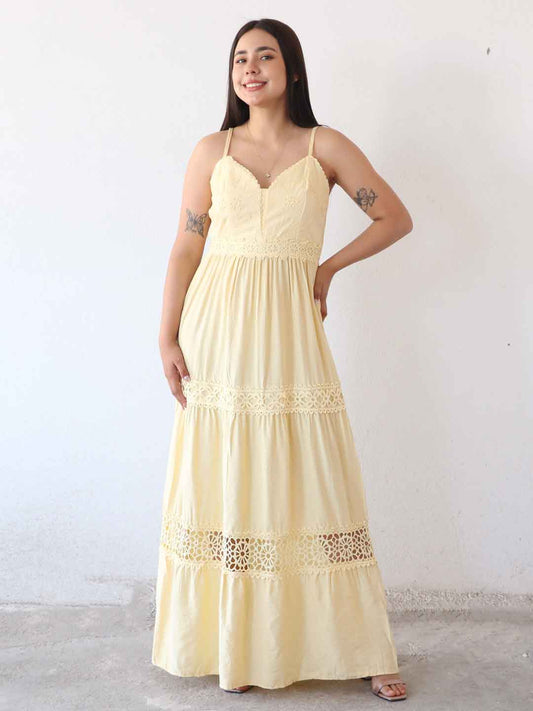 Vestido Lace Amarillo