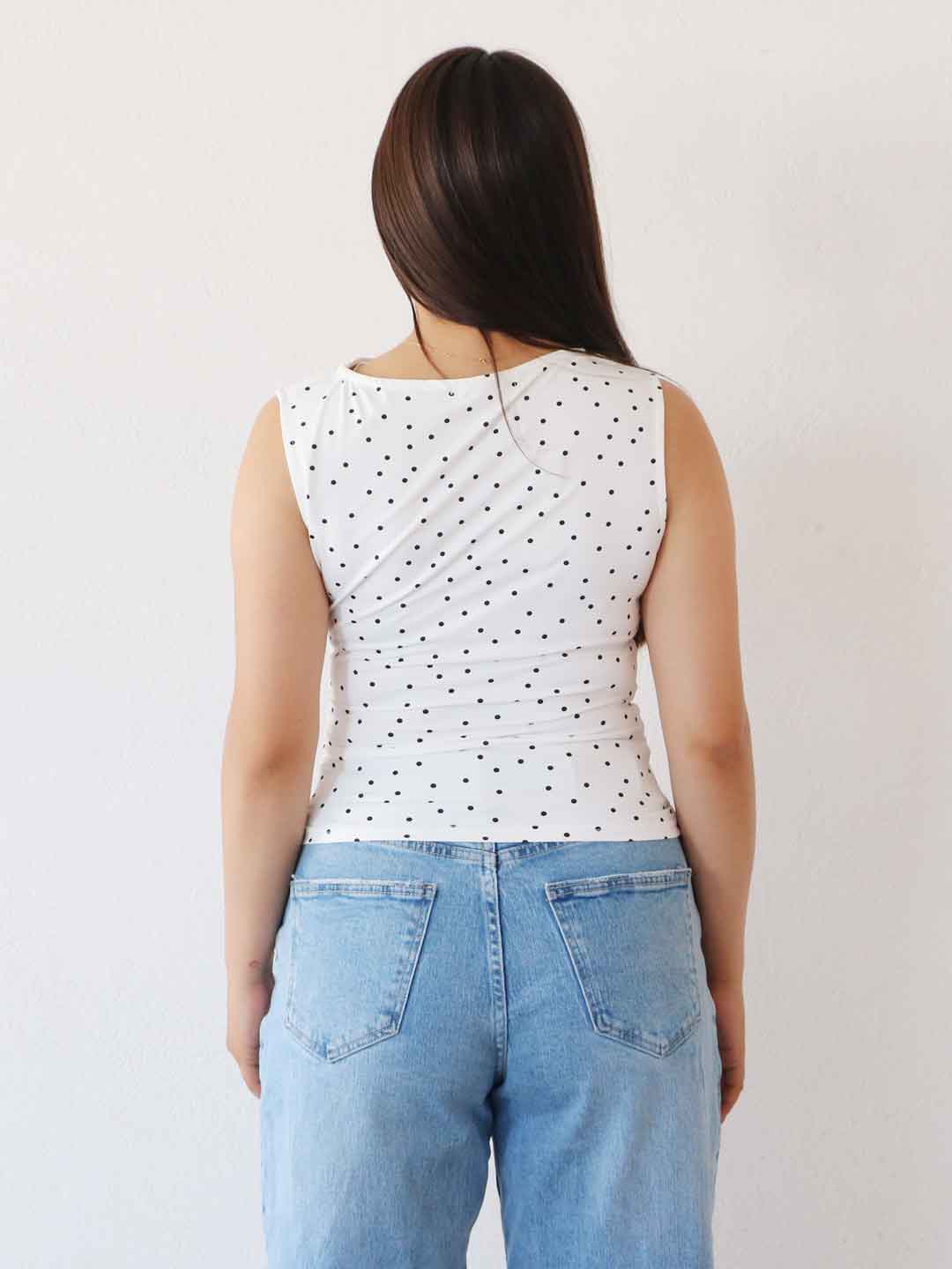Blusa Halter Blanca