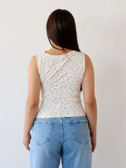 Blusa Halter Beige