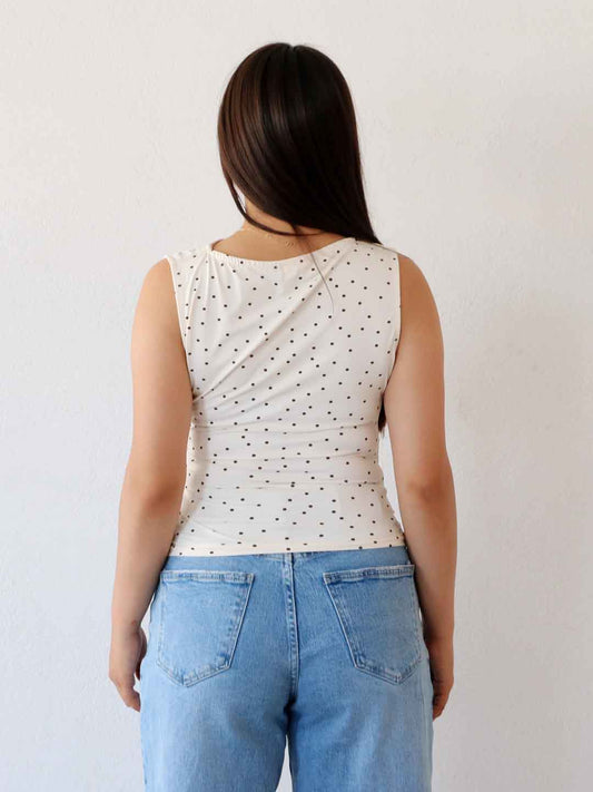 Blusa Halter Beige