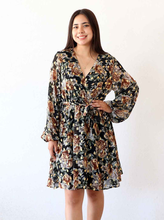 Vestido Biker Negro