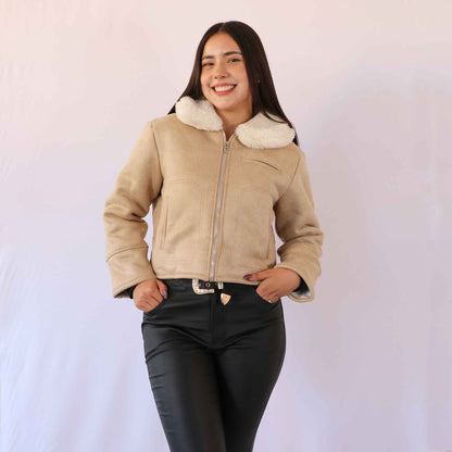 Chamarra Chloe Beige