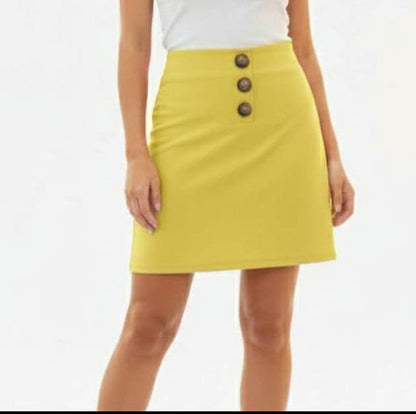 Falda Yaiza Amarilla