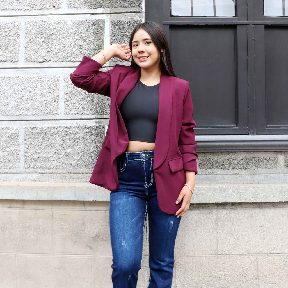 Blazer Coddy Borgoña
