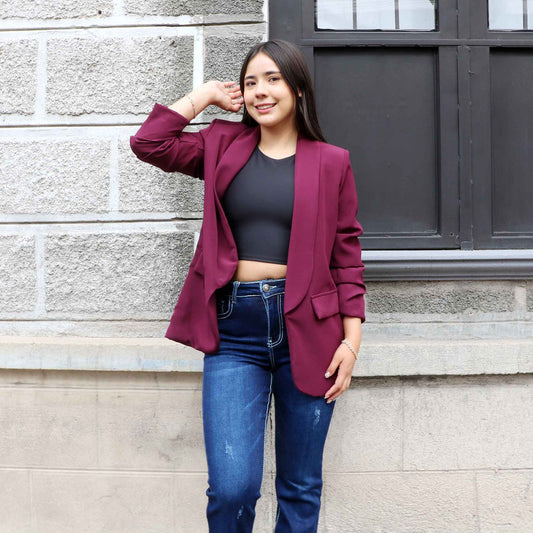 Blazer Coddy Borgoña