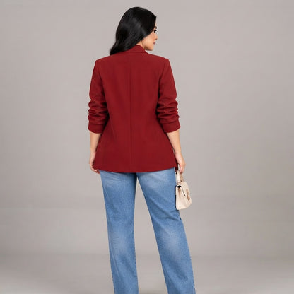 Blazer Coddy Rojo Oscuro