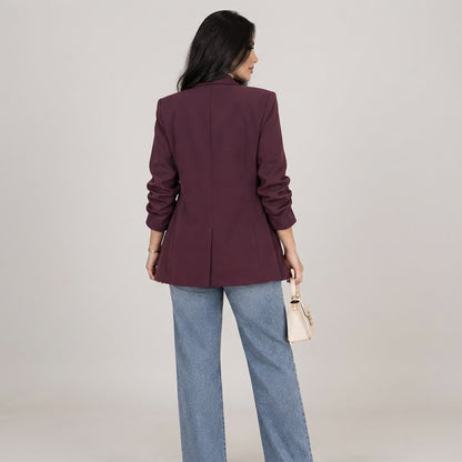 Blazer Coddy Vino oscuro