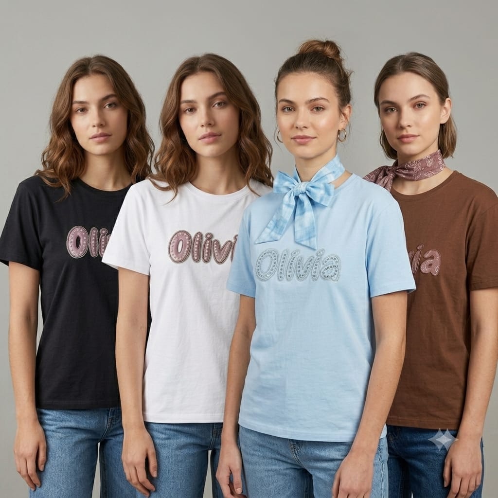 Playera Doll Azul
