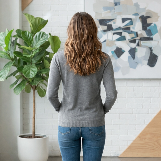 Suéter Lety Gris