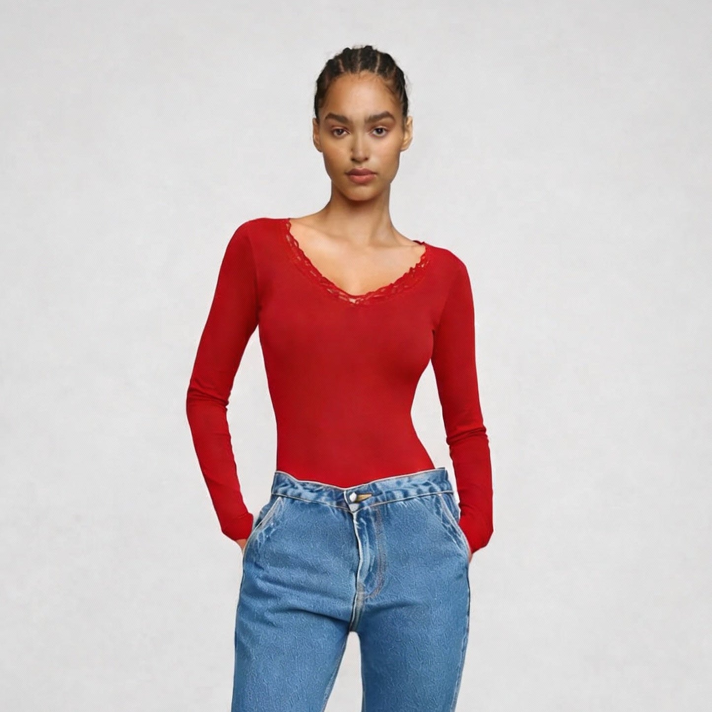 Pantiblusa Marisol Roja