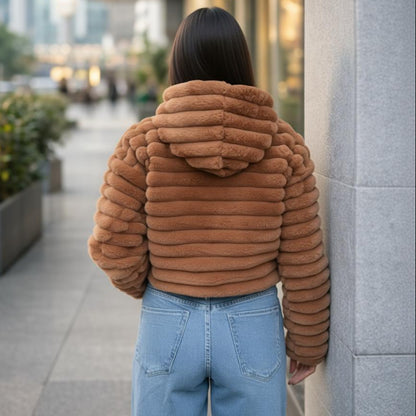 Chamarra Andy Copo Camel