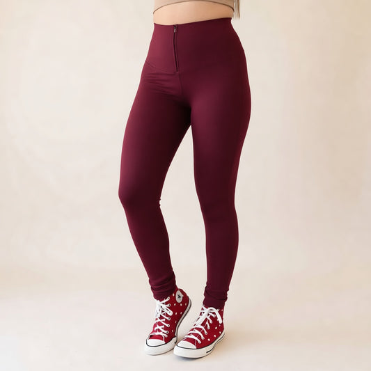 Pantalón Aira Vino