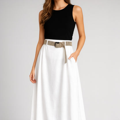 Falda Rose Blanco