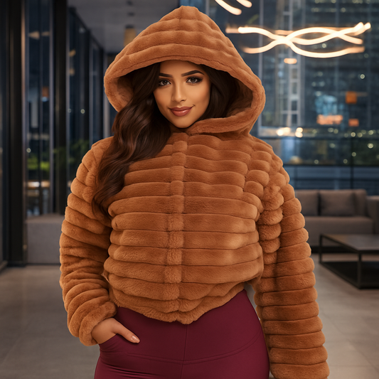 Chamarra Andy Copo Camel