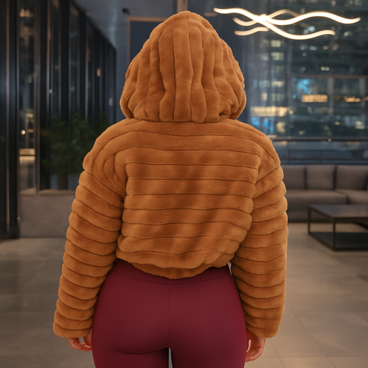 Chamarra Andy Copo Camel