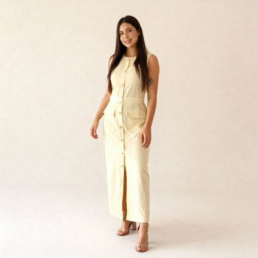 Vestido Flore Amarillo