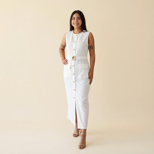 Vestido Flore Blanco